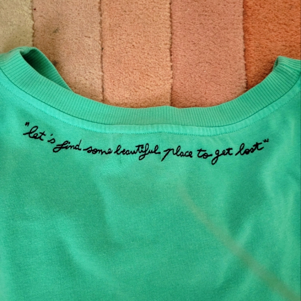 Sundry - Anthropologie Sweatshirt with Ruched Waistline - Medium
